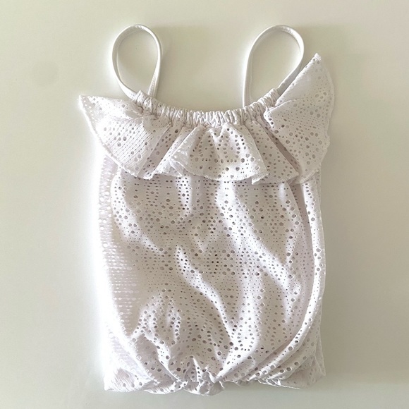 Girls White Dress M 10-12 - Picture 4 of 4